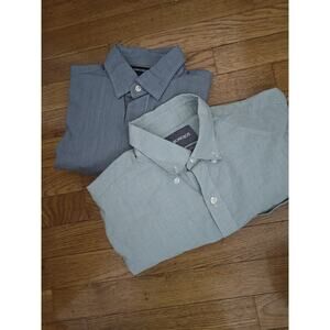 Bonobos Lot of 2 Cotton Dress Shirts Button Down S Career Work Classic Casual